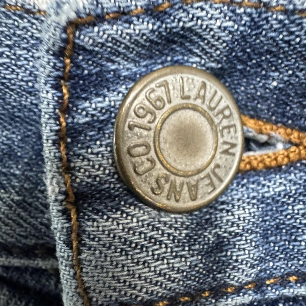Lauren Jeans Co‎ Ralph Lauren Jeans Womens 8 Blue Straight Leg Stretch Denim